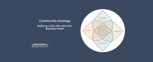 Community Strategies Draw Networks Together