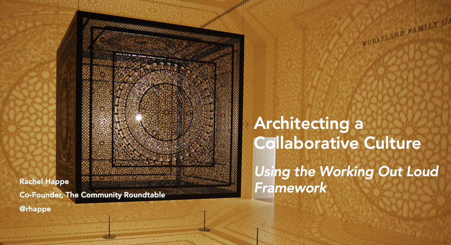 Architecting a Collaborative Culture