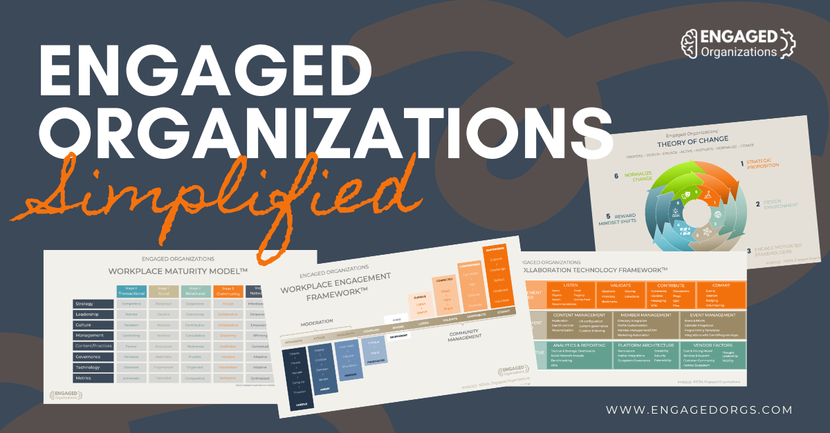 Digital Workplace Frameworks from Engaged Organizations